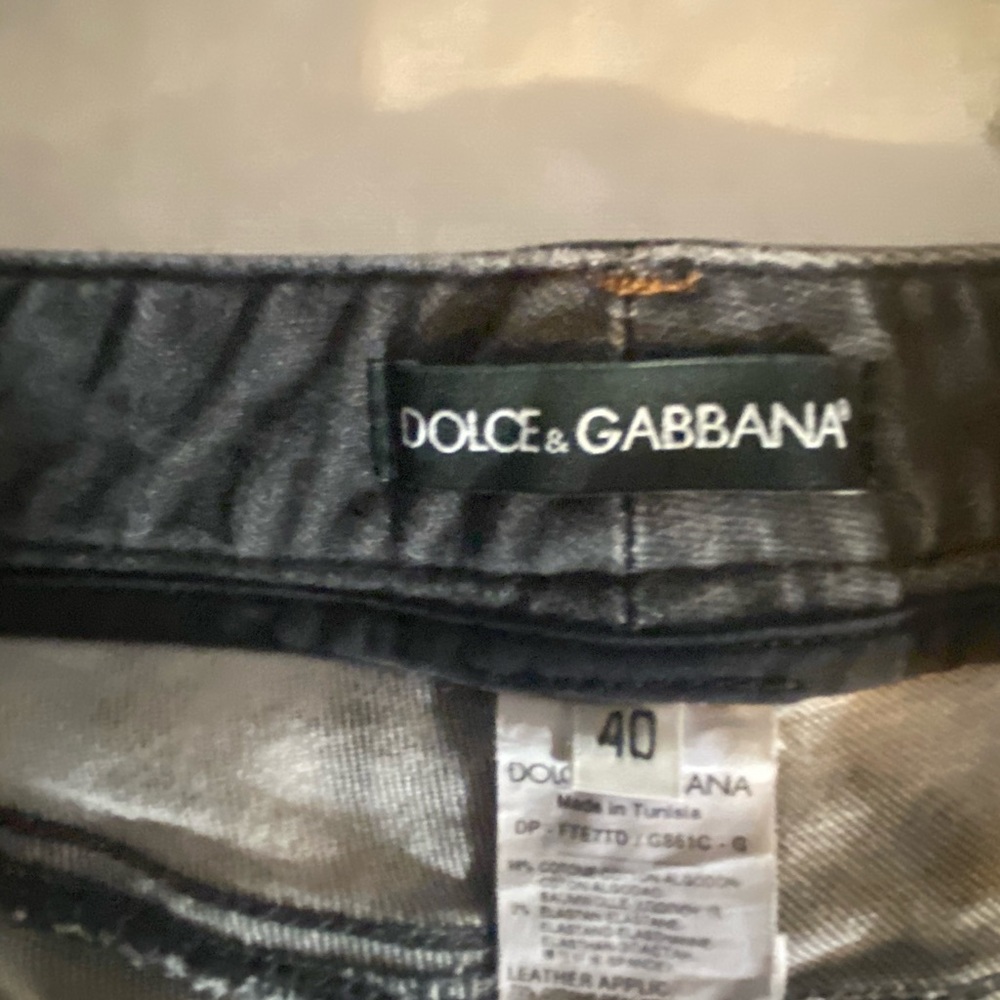DOLCE AND GABANNA VINTAGE LOW RISE - Picture 2 of 4